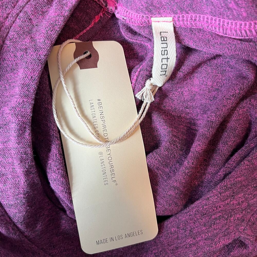 Lanston Draped Mini Dress Pink Small - Picture 6 of 9